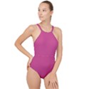 Smitten Pink	 - 	High Neck One Piece Swimsuit View1