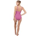 China Pink	 - 	High Neck One Piece Swimsuit View2