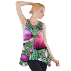 Conjuration Mushroom Side Drop Tank Tunic by GardenOfOphir