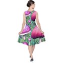 Conjuration Mushroom V-Neck Midi Sleeveless Dress  View2