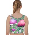 Conjuration Mushroom Velvet Racer Back Crop Top View2