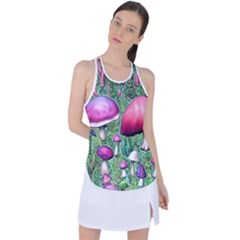 Conjuration Mushroom Racer Back Mesh Tank Top by GardenOfOphir