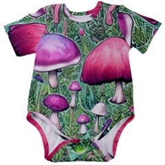 Conjuration Mushroom Baby Short Sleeve Bodysuit by GardenOfOphir