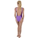 Iris Purple	 - 	High Leg Strappy Swimsuit View2