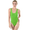 Jasmine Green	 - 	High Leg Strappy Swimsuit View1