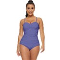 Blue Iris	 - 	Retro Full Coverage Swimsuit View1