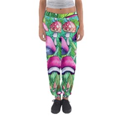 Charmed Toadstool Women s Jogger Sweatpants by GardenOfOphir