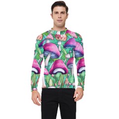 Charmed Toadstool Men s Long Sleeve Rash Guard by GardenOfOphir