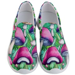 Charmed Toadstool Men s Lightweight Slip Ons by GardenOfOphir