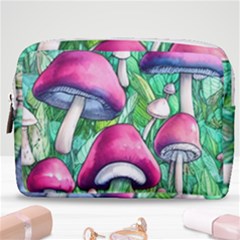 Charmed Toadstool Make Up Pouch (medium) by GardenOfOphir