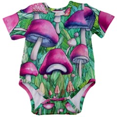 Charmed Toadstool Baby Short Sleeve Bodysuit by GardenOfOphir