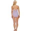 Languid Lavender Purple	 - 	Knot Front One-Piece Swimsuit View4