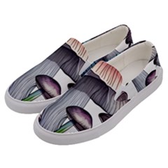 Necromancy Charm Men s Canvas Slip Ons by GardenOfOphir