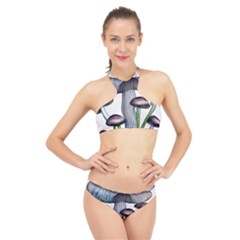 Necromancy Charm High Neck Bikini Set