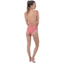 Congo Pink	 - 	Tie Strap One Piece Swimsuit View2