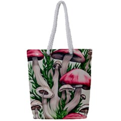 Glamour Enchantment Design Full Print Rope Handle Tote (small) by GardenOfOphir