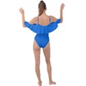 Bright Navy Blue	 - 	Drape Piece Swimsuit View2