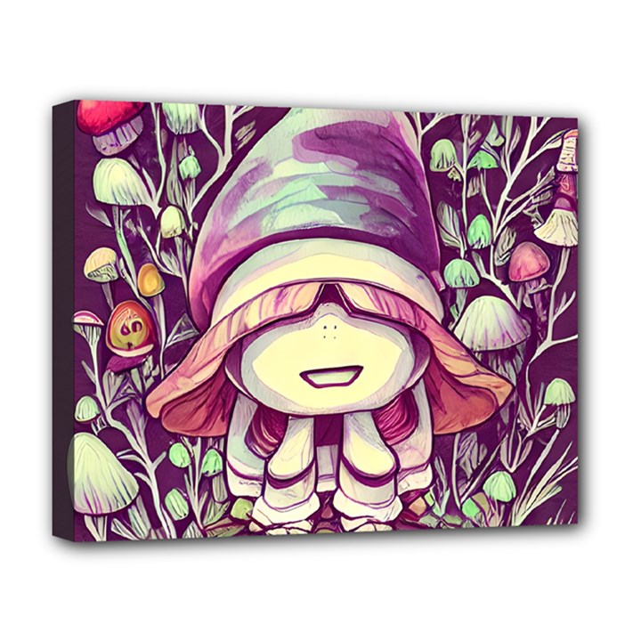 Toadstool Charm For Necromancy And Conjuration Deluxe Canvas 20  x 16  (Stretched)