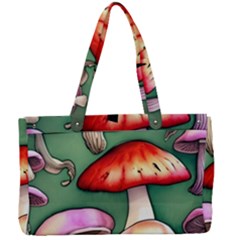 Glamour Mushroom For Enchantment And Bewitchment Canvas Work Bag by GardenOfOphir