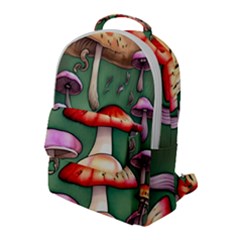 Glamour Mushroom For Enchantment And Bewitchment Flap Pocket Backpack (large) by GardenOfOphir