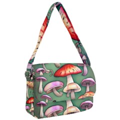 Glamour Mushroom For Enchantment And Bewitchment Courier Bag by GardenOfOphir