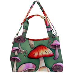 Glamour Mushroom For Enchantment And Bewitchment Double Compartment Shoulder Bag by GardenOfOphir