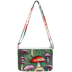 Glamour Mushroom For Enchantment And Bewitchment Double Gusset Crossbody Bag by GardenOfOphir