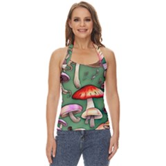 Glamour Mushroom For Enchantment And Bewitchment Basic Halter Top