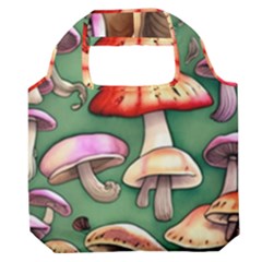 Glamour Mushroom For Enchantment And Bewitchment Premium Foldable Grocery Recycle Bag by GardenOfOphir