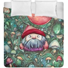 Black Art Mushroom For Incantation And Witchcraft Duvet Cover Double Side (king Size) by GardenOfOphir