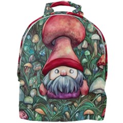 Black Art Mushroom For Incantation And Witchcraft Mini Full Print Backpack by GardenOfOphir