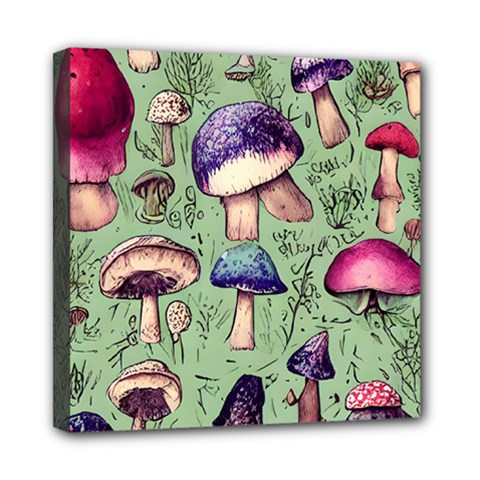 Presto Mushroom For Prestidigitation And Legerdemain Mini Canvas 8  X 8  (stretched) by GardenOfOphir