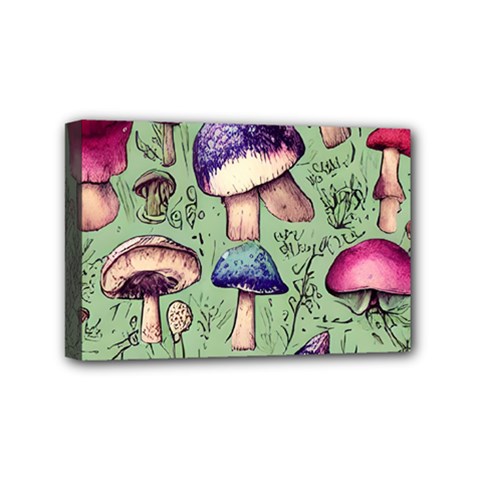 Presto Mushroom For Prestidigitation And Legerdemain Mini Canvas 6  X 4  (stretched) by GardenOfOphir