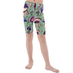 Presto Mushroom For Prestidigitation And Legerdemain Kids  Mid Length Swim Shorts by GardenOfOphir