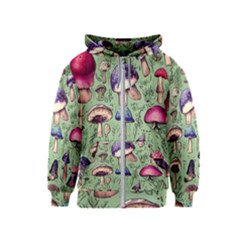 Presto Mushroom For Prestidigitation And Legerdemain Kids  Zipper Hoodie by GardenOfOphir