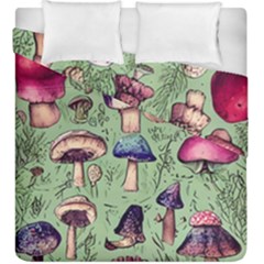 Presto Mushroom For Prestidigitation And Legerdemain Duvet Cover Double Side (king Size) by GardenOfOphir