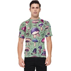 Presto Mushroom For Prestidigitation And Legerdemain Men s Short Sleeve Rash Guard by GardenOfOphir