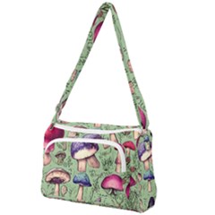 Presto Mushroom For Prestidigitation And Legerdemain Front Pocket Crossbody Bag by GardenOfOphir