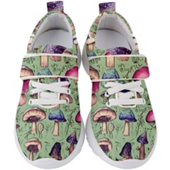 Presto Mushroom For Prestidigitation And Legerdemain Kids  Velcro Strap Shoes by GardenOfOphir