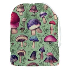 Presto Mushroom For Prestidigitation And Legerdemain Drawstring Pouch (3xl) by GardenOfOphir