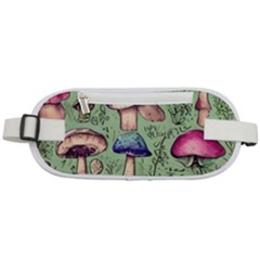 Presto Mushroom For Prestidigitation And Legerdemain Rounded Waist Pouch by GardenOfOphir