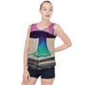 Forest Fairycore Mushroom Bubble Hem Chiffon Tank Top View1