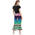 Forest Fairycore Mushroom Maxi Fishtail Chiffon Skirt View2