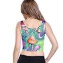 Natural Mushroom Illustration Design Crop Top View3