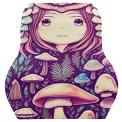 Fairy Mushroom Illustration Design Car Seat Back Cushion  by GardenOfOphir