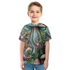 Craft Mushroom Kids  Sport Mesh Tee