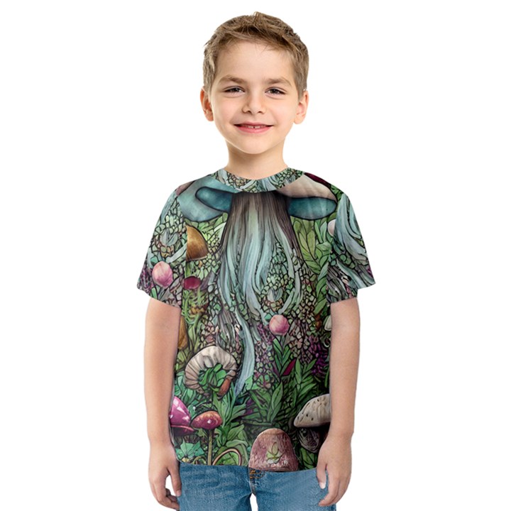 Craft Mushroom Kids  Sport Mesh Tee