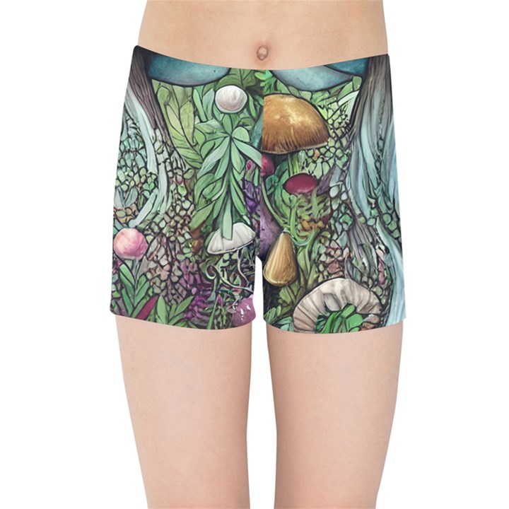 Craft Mushroom Kids  Sports Shorts