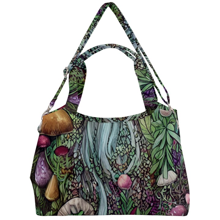 Craft Mushroom Double Compartment Shoulder Bag