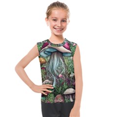 Craft Mushroom Kids  Mesh Tank Top by GardenOfOphir